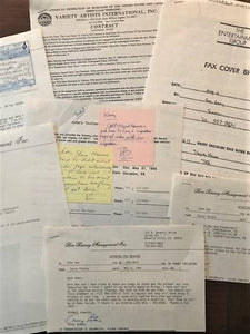 Vintage Engagement Contracts